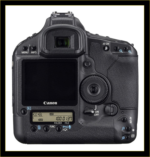 Canon EOS 1Ds Mark III Rear View