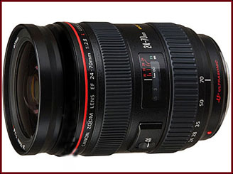 Canon Zoom Wide Angle-Telephoto EF 24-70mm f/2.8L USM Autofocus Lens
