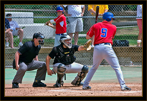 Ryan Sivitts Behind the Plate