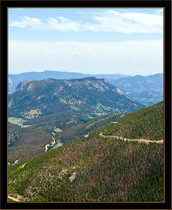 View From the Overlook - Rocky Mountain National Park