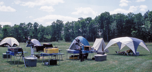 Campsite at Cherry Springs