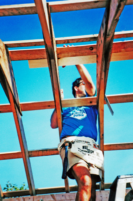 Rob in the roof rafters