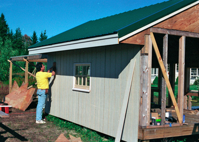 Siding installation