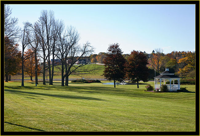 The Grounds Looking Towards the Stables - Pineland Center - New Gloucester, Maine