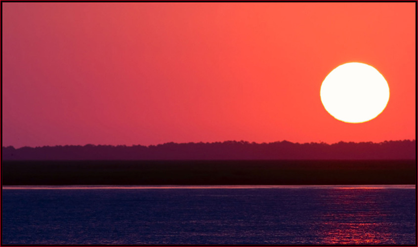 Sunrise Over Skidaway Island, Georgia 