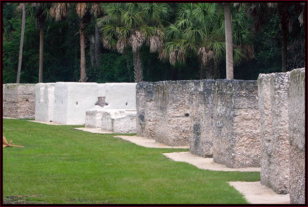 Ruins of Slave Quarters - Kingsley Plantation