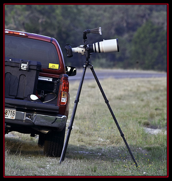 Camera System on the Roadside - Outside of Guadalupe River State Park