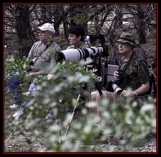 Steve, Linda and J.D on the Lookout - Friedrich Wilderness Park