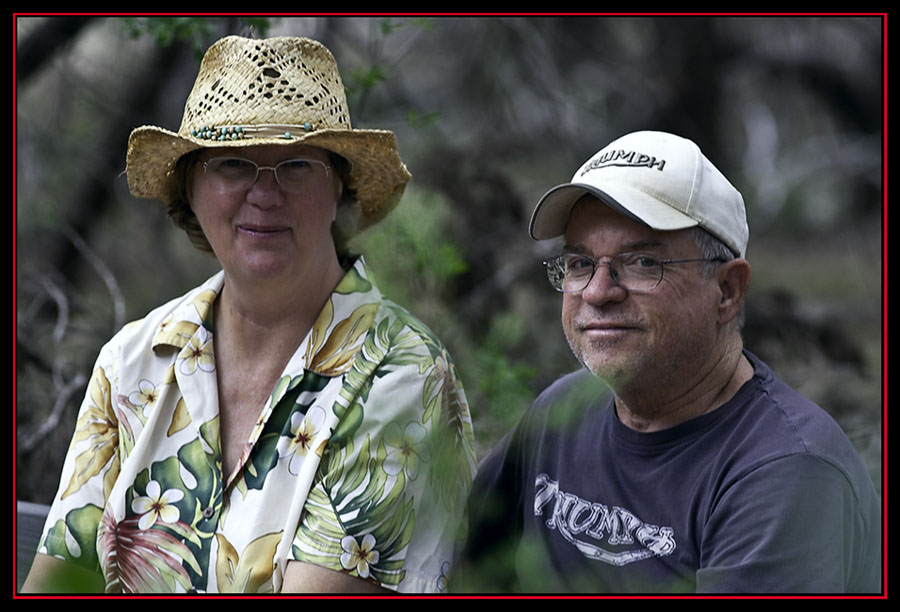 Sparky & Steve near the Shoot Zone - Friedrich Wilderness Park - San Antonio, Texas
