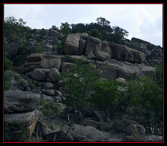 Terrain View - Enchanted Rock State Natural Area - Fredericksburg, Texas