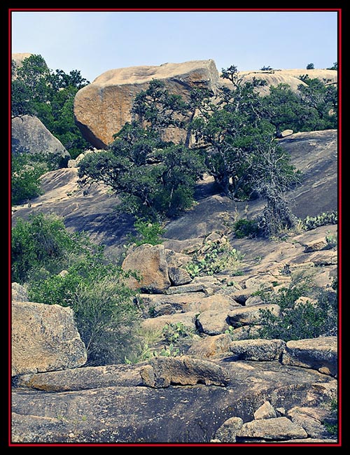 Terrain View - Enchanted Rock State Natural Area - Fredericksburg, Texas