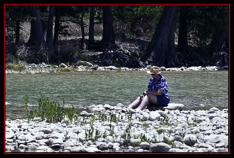 Sparky on the Frio River - Garner State Park - Concan, Texas