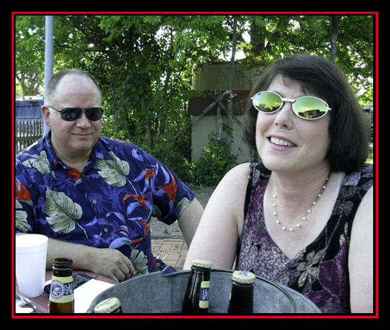 David and Kathy Moore at the Welfare General Store