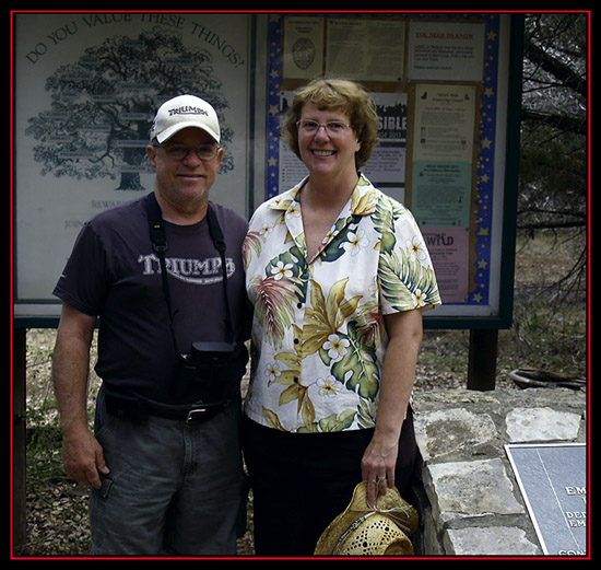 Steve and Sparky at Friedrich Wilderness Park