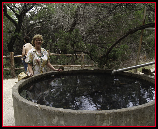 Steve's Image of Sparky at the Cistern - Friedrich Wilderness Park - San Antonio, Texas