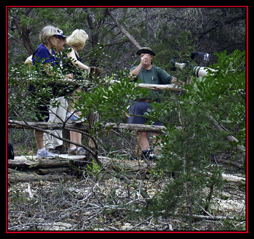 Birders in the Field - Friedrich Wilderness Park - San Antonio, Texas