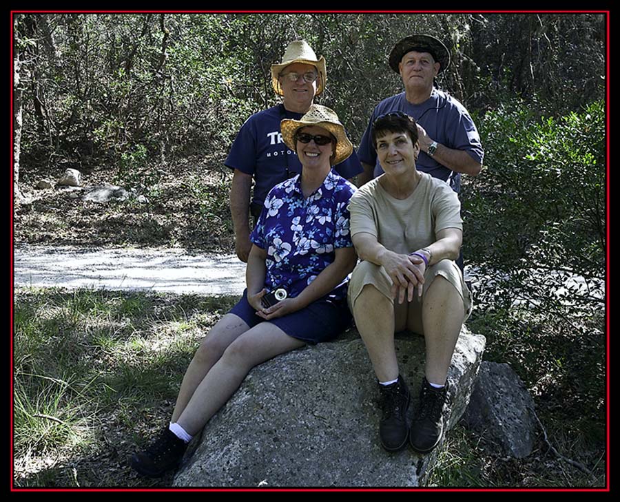 Our Group in the Field - Lost Maples State Natural Area - Vanderpool, Texas 