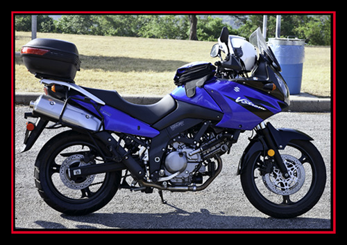 Rented Suzuki DL 650 VStrom