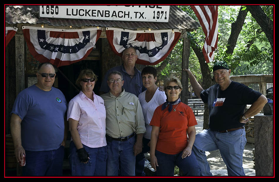 Our Group in Luckenbach, Texas