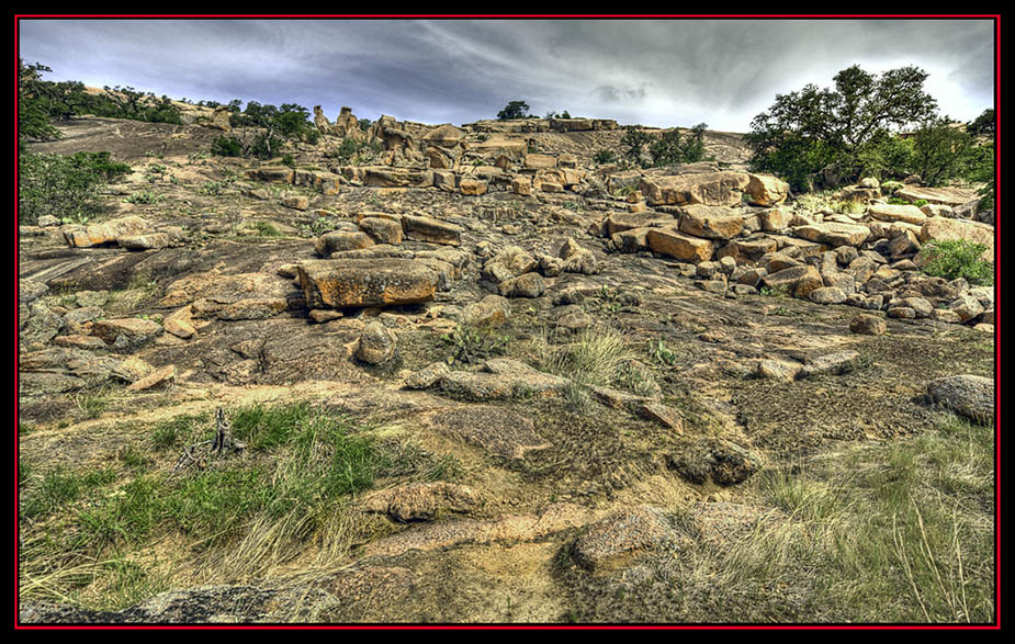 HDR View at Enchanted Rock State Natural Area - Fredericksburg, Texas