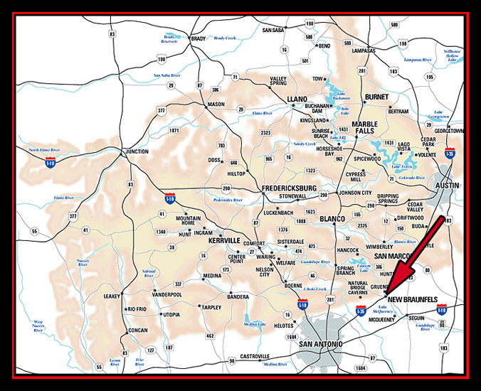 New Braunfeld Location Map