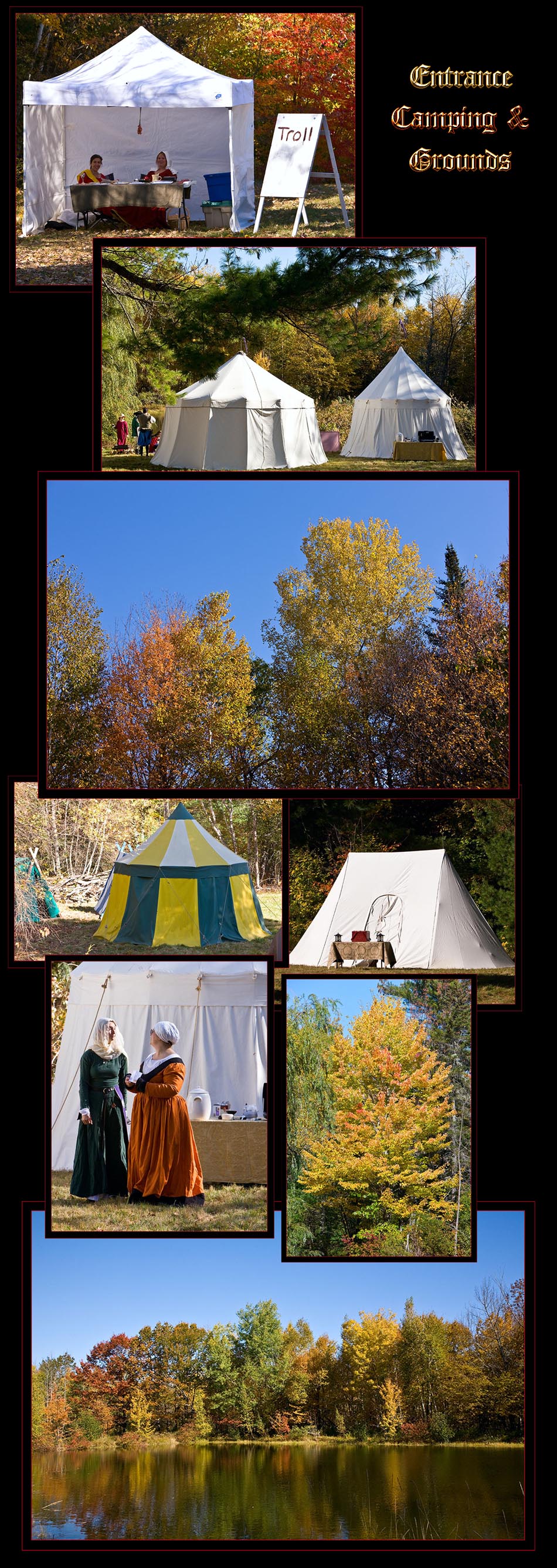 Entrance, Camping & Grounds Views