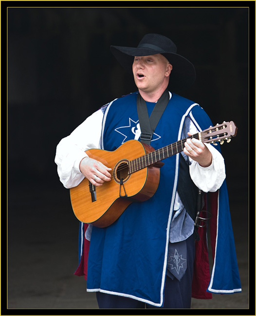 Medieval Minstrel Performing