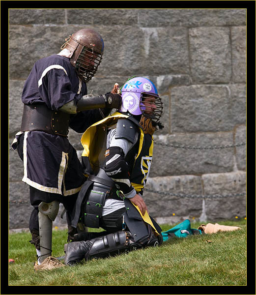 Lord Justin Receives a Combat Adjustment