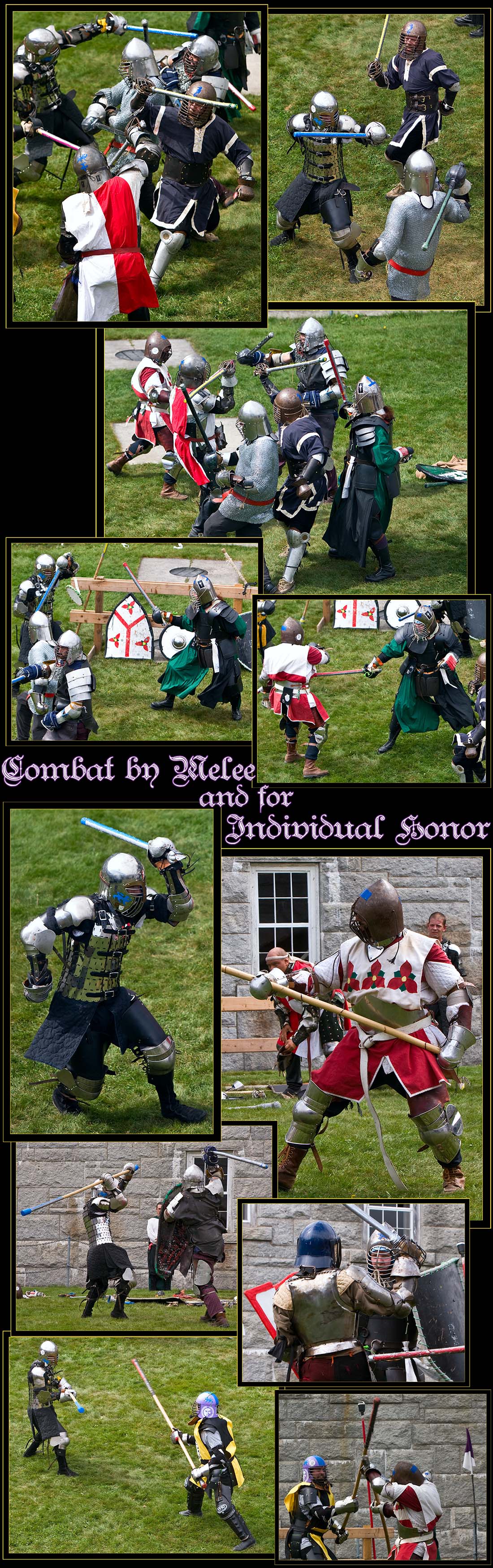 Views of the Pas dArmes Tournament of Knightly Combat