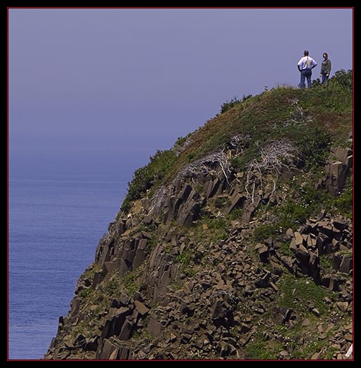 Kevin & Loretta on the cliffs