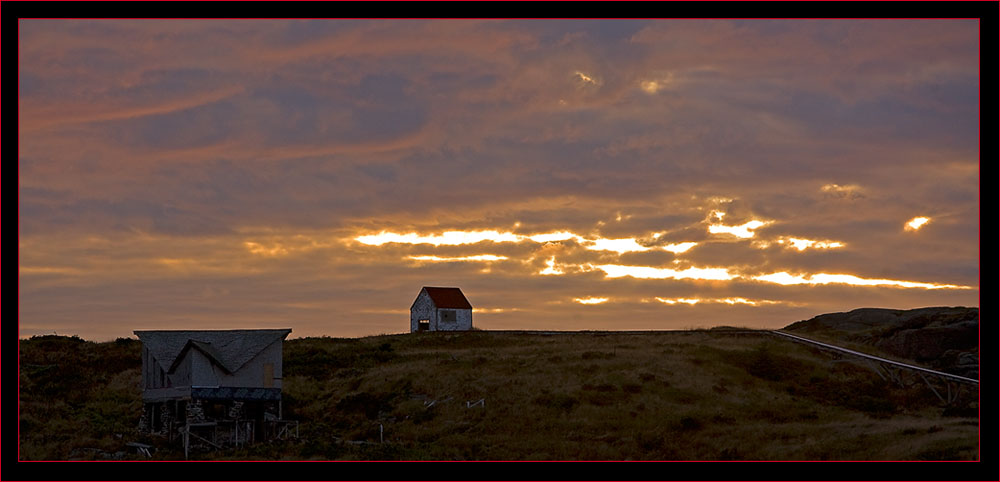 Clouded Sunset over Manana Island