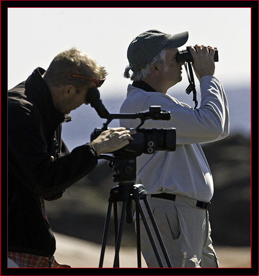 The crew at work on Monhegan Island