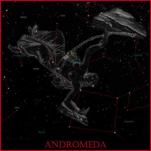 Classic View of Andromeda in the Heavens