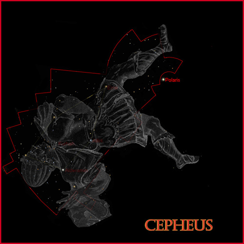 Classic View of Cepheus in the Heavens