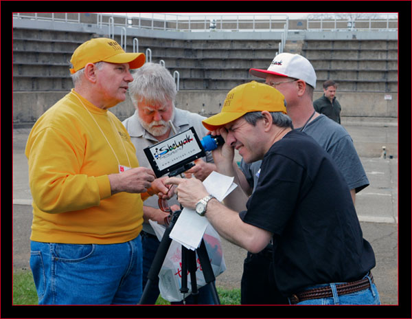 At the spectrograph