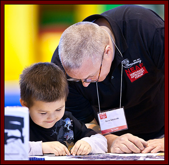 Activity at the Kid's Corner - NEAF 2011...