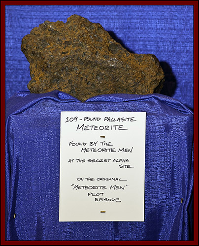 Meteorite on Display, Meteorite Men Booth - NEAF 2011