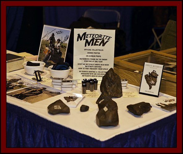 Meteorite Men Booth - NEAF 2011