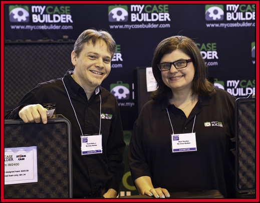 Steve Holland & Hani Sandler of My Case Builder - NEAF 2015