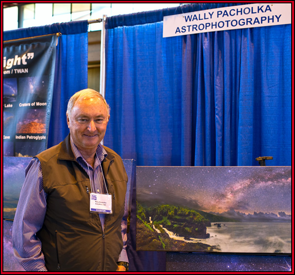 Wally Pacholka at his Display - NEAF 2015