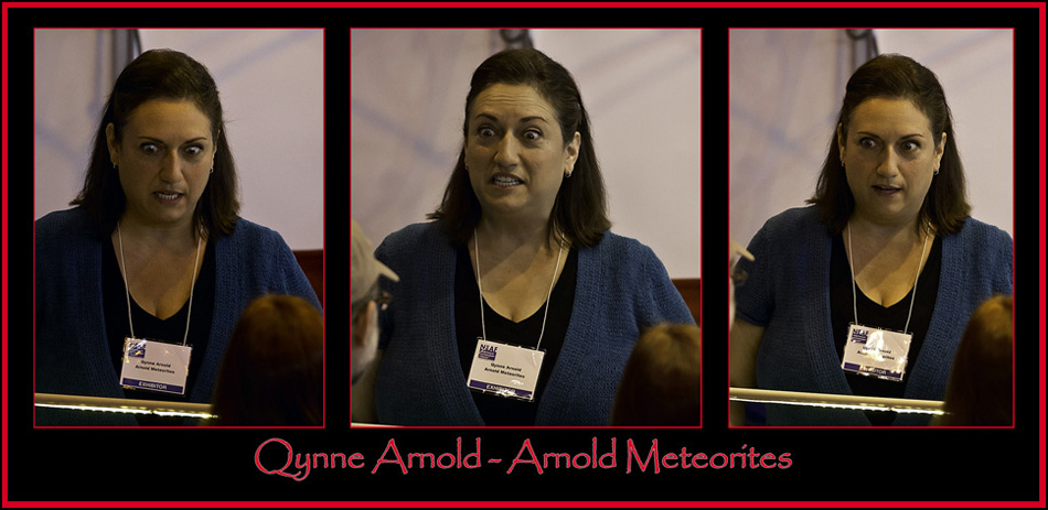 Qynne Arnold ~ Arnold Meterorites - NEAF 2015...