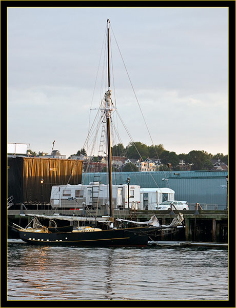 Schooner in berth