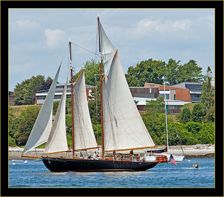 Schooner close in