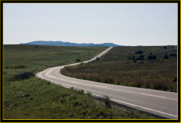 Roadway Through the Wichita Mountains Wildlife Refuge