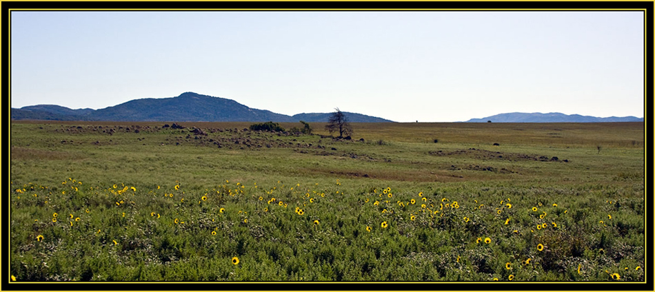 View at Antelope Flats - Wichita Mountains Wildlife Refuge