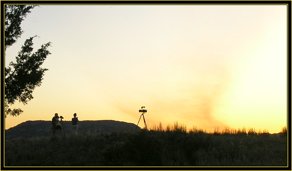 Equipment on the Ridgeline - Wichita Mountains Wildlife Refuge