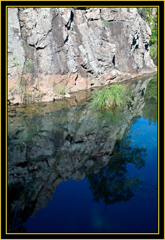 Ledge & Reflection - Wichita Mountains Wildlife Refuge