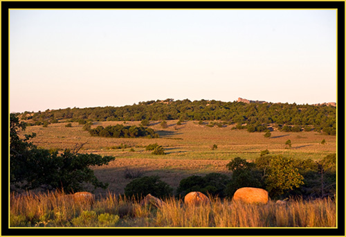 Morning in the Wichita Mountains Wildlife Refuge