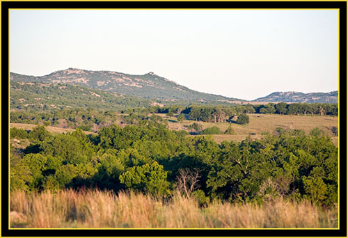 Morning in the Wichita Mountains Wildlife Refuge