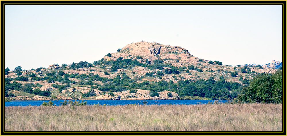 French Lake Backdrop - Wichita Mountains Wildlife Refuge